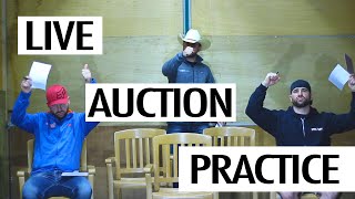 Live Auction Practice  Freestyle Bid Calling [upl. by Haraf854]