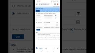 hdfc account statement download  hdfc bank account statement kaise nikale hdfc hdfcbank [upl. by Cheshire]