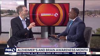 Dr Jim Mittelberger Talks to KTVU Fox 2 News about Alzheimers [upl. by Aelat]