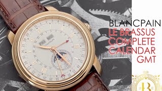 Blancpain Le Brassus Complete Calendar GMT 4276364255B [upl. by Culliton]