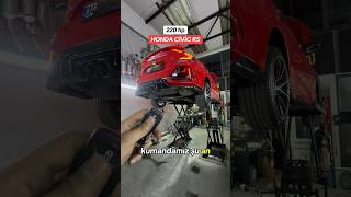 220 hp honda civic rs 😎yilmazegzoz honda civic rs warex downpipe cutout keşfet keşfetedüş [upl. by Tayler]