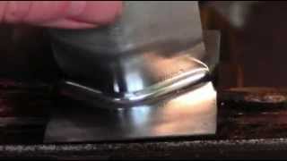 How to Solder Aluminized Stainless Steel Plates with Super Alloy 5 [upl. by Ahsinotna759]