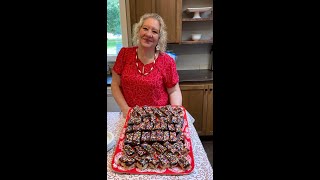 Baking PERFECT Brownies with Decadent Chocolate Ganache plus homemade rice crispy treats [upl. by Dev425]