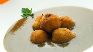 Receta de crema de lentejas con croquetas de quinoa  Karlos Arguiñano [upl. by Roee155]