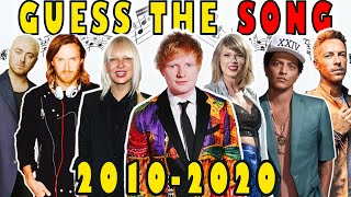 Guess the Song 20102020 Music Quiz  2010s The Song Everyone Knows  Mega Music Quiz 135 Songs [upl. by Adalai]