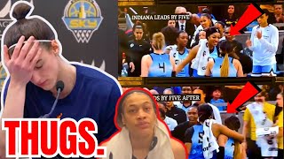 WNBA Thug Chennedy Carter Shows NO CLASS Post Game after CAITLIN CLARK Angel Reese Video TRASHY [upl. by Emilio208]