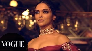 Deepika amp Fawad Ramp Walk for Manish Malhotra  India Couture Week 2016  Day 1  VOGUE India [upl. by Leisam457]