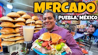 CEMITAS GIGANTES y el MERCADO 5 de Mayo de PUEBLA MEXICO [upl. by Ahsikyw130]