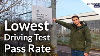 The Place with the Lowest Driving Test Pass Rate in Great Britain  I Drive a Test Route [upl. by Digirb555]