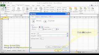 MS Excel 2010  How to scale worksheet when printing [upl. by Reinhart59]