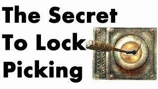 Skyrim The Secret to Lockpicking Never Fail again [upl. by Namreg]