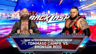 Tommaso Ciampa Vs Bronson Reed  Backlash [upl. by Leasa599]