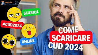 Come SCARICARE la Certificazione Unica 2024 dal sito dellAgenzia delle Entrate [upl. by Min]