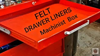 Drawer Liners Make Your Own Machinist Tool Box [upl. by Letnoj]