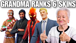 Ranking Fortnite Skins  quotGrandma Editionquot [upl. by Formenti167]