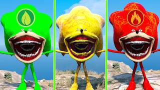 TESTANDO PODERES dos SONIC SHIN ELEMENTAIS no GTA 5   GTA V Mods [upl. by Ayokahs]