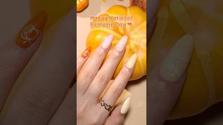 🎃Celebrate National Pumpkin Day with Festive Fall Nail Art🍂 [upl. by Auqinimod392]