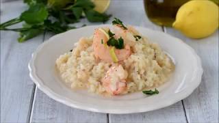 RISOTTO GAMBERI E LIMONE ricetta primo piatto [upl. by Tdnaltroc]