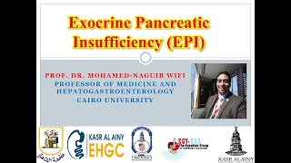 Exocrine Pancreatic Insufficiency  Prof MohamedNaguib Wifi [upl. by Adnilav499]