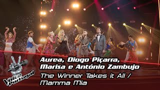 Aurea Diogo Piçarra Marisa Zambujo  quotThe Winner Takes it Allquot  quotMamma Miaquot  The Voice Portugal [upl. by Yennep]