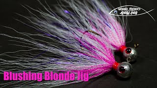 Blushing Blonde Jig  Classic Bucktail Jig tying tutorial [upl. by Entwistle]