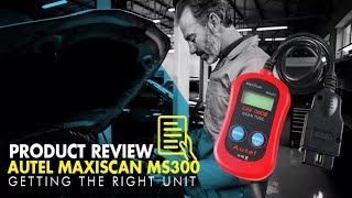 Autel Maxiscan MS300 OBD2 Scanner Review A Comprehensive Look at This Affordable Scan Tool [upl. by Anaeel]