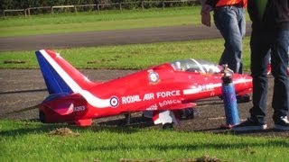 Turbine Red Arrow with smoke over flights 2012 [upl. by Eillim177]