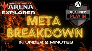 Explorer Meta Breakdown In Under 2 Minutes  Explorer Qualifier Play In BO1 [upl. by Strickman]