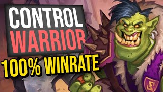 Is This My MASTERPIECE 100 Win Rate Control Warrior  Scholomance Academy  Hearthstone [upl. by Cordy48]