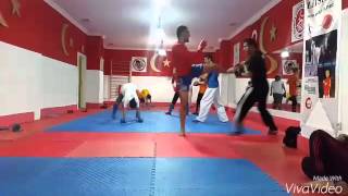 2015 WKF KUMITE TRAINING WITH OKAY ARPA [upl. by Tris]