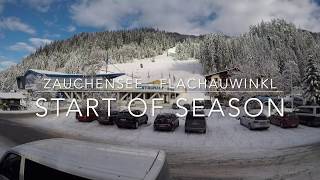 SKI ZAUCHENSEE FLACHAUWINKL Start of Season [upl. by Delle]