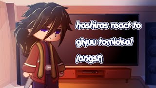 hashiras react to giyuu tomioka angst first reaction video copyrighted😭 [upl. by Eneleoj]