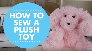 DIY Plush Toy with Simplicity Pattern 8044 [upl. by Hsiekal]