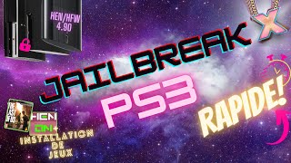 Jailbreak PS3  HEN 490 HFW  Installation de Jeux NEW [upl. by Meijer]