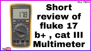 Review of Fluke 17B Digital Multimedia Best Multimeter [upl. by Ettenav]