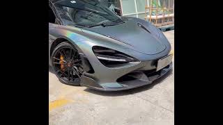 CAXVINYL Factory Direct HD PET Liner Matte Holographic Metallic Grey Car Wrap [upl. by Fiora931]