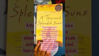 A thousand splendid suns by Khaled Husseini Book review [upl. by Cogen]