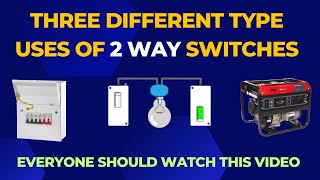 2 WAY SWITCHING EXPLAINED 2WAY SWITCH WIRING  STEPBYSTEP DIAGRAMS  TWO WAY LIGHT SWITCH [upl. by Aset]