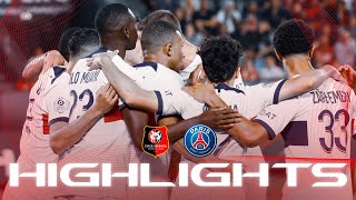 HIGHLIGHTS  Rennes 13 PSG  ⚽️ VITINHA HAKIMI amp KOLO MUANI  Ligue1 [upl. by Arek]