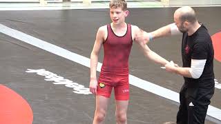 Wrestling  Ringen DM 2023 Jugend A 48 kg Freestyle Wächter  Silvestri [upl. by Ettenel]