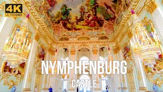 Nymphenburg Palace in 4K 60fps  Munich  Germany  🇩🇪 [upl. by Iadam]