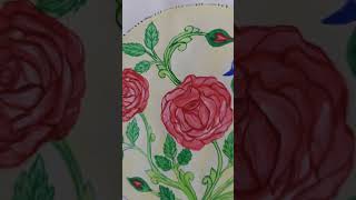 UP board class 10 drawing art beautiful Rose Alekhan design alekhan rosé UP board [upl. by Alokin159]