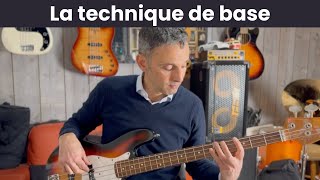 Débuter la basse de 0  La technique de base pour la basse [upl. by Wescott845]