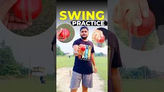 Practice For swing🏏❤️ vlog 503  cricket swing practice game shorts [upl. by Seitz473]