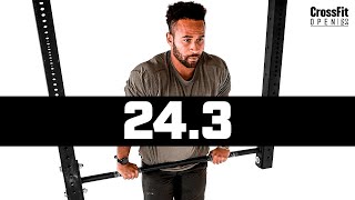 CrossFit Open Workout 243 [upl. by Ahsikel]