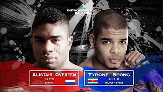 Alistair Overeem v Tyrone Spong [upl. by Ldnek]