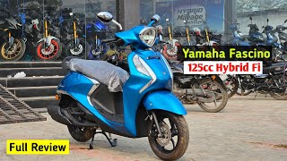 Yamaha Fascino 125 Hybrid 2024  Fascino Standard Model Review 💥 [upl. by Shute]