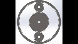 animation of epicyclic gear train [upl. by Reave]