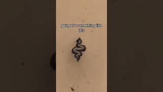 Finally Doing More Of My Stick And Poke Tattoo tiktok thisisveryuniqueusername [upl. by Vassar]