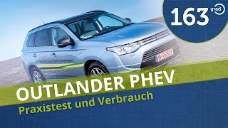 2015 Mitsubishi Outlander PHEV Probefahrt Reichweite Fahrbericht Test 163Grad [upl. by Elinet]